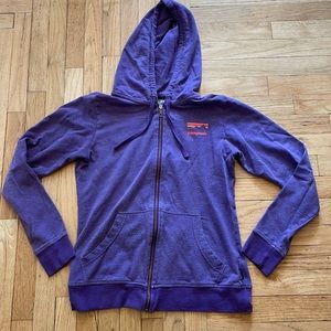 Patagonia W's Zip up Hoody, Purple, Small